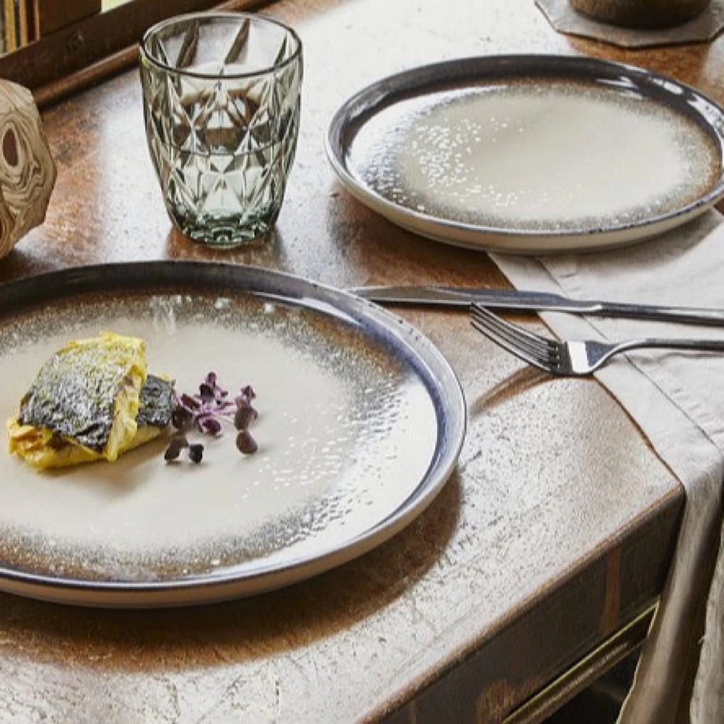White Stoneware Dinner Plate 22cm M20086