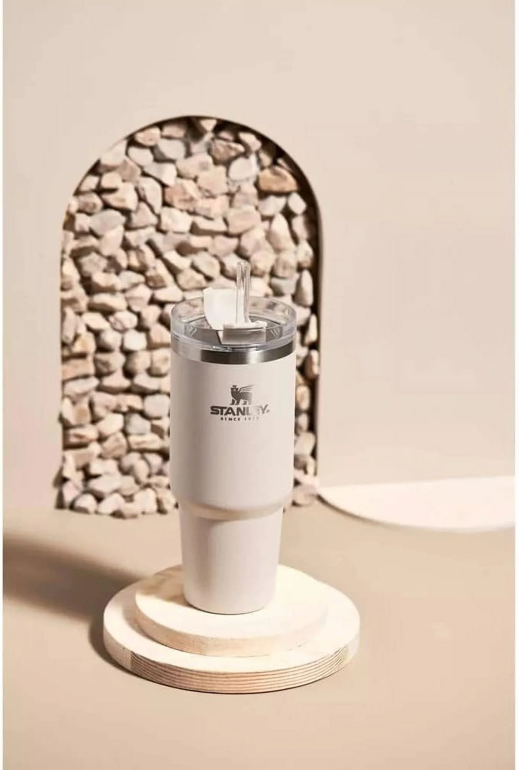 Alpine Beige 30oz Stainless Steel Travel Tumbler H4668
