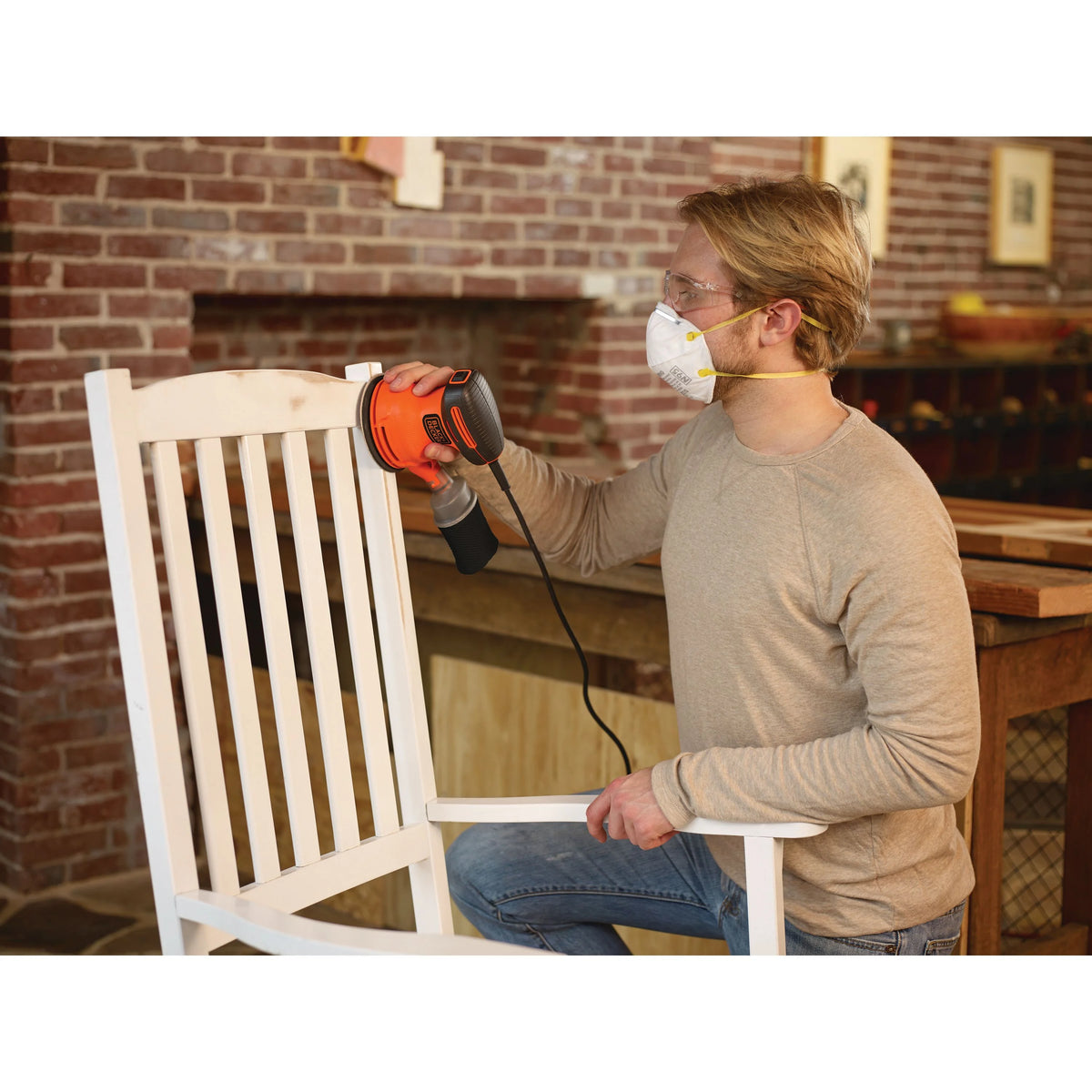 120V 2 Amp Brushed 5 in. Corded Random Orbit Sander G24966