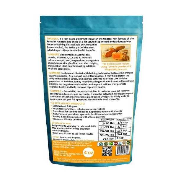 Turmeric Powder Dog & Cat Supplement Q2419