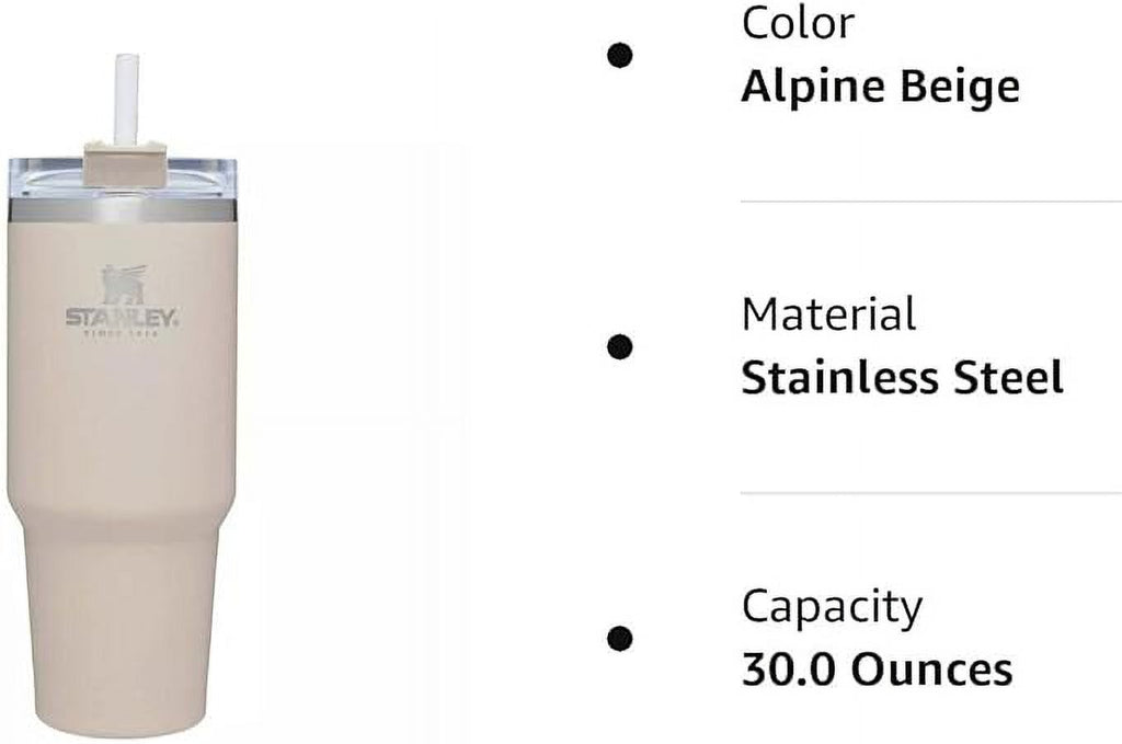 Alpine Beige 30oz Stainless Steel Travel Tumbler H4668