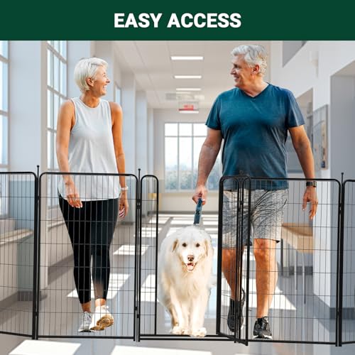 40 inch 18 Ft 8 Panels Heavy Duty Metal Dog Playpen P668