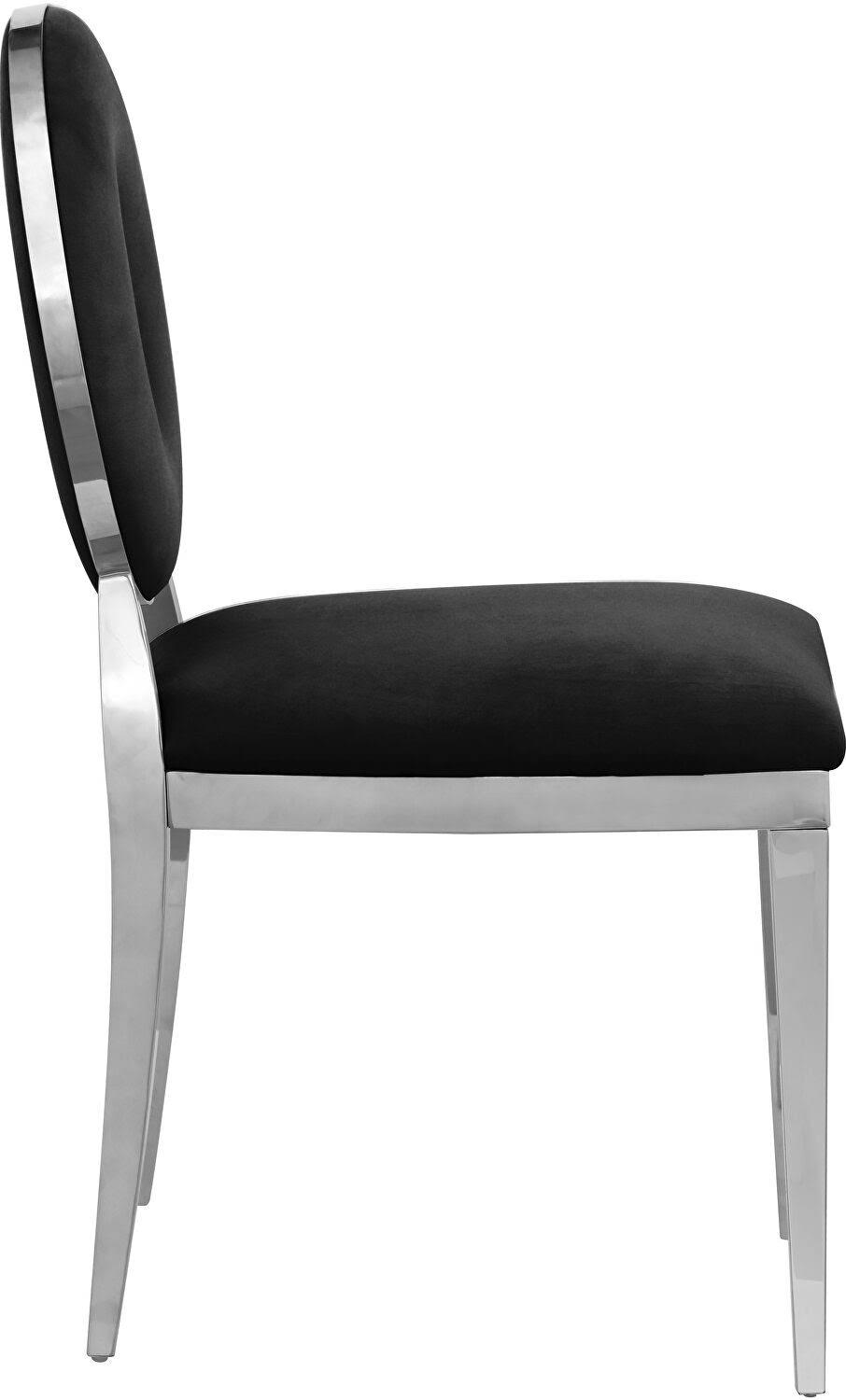 Black Velvet Dining Chair (Set of 2) E181