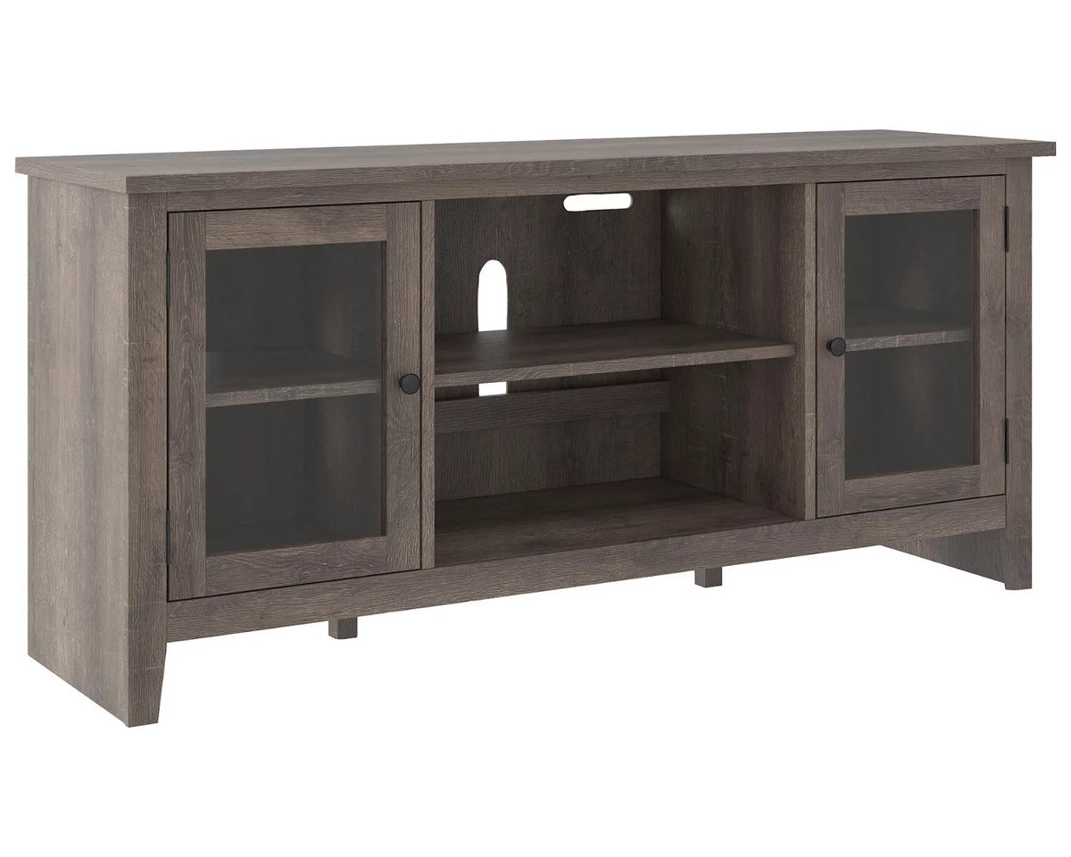 60" Gray TV Stand O342043