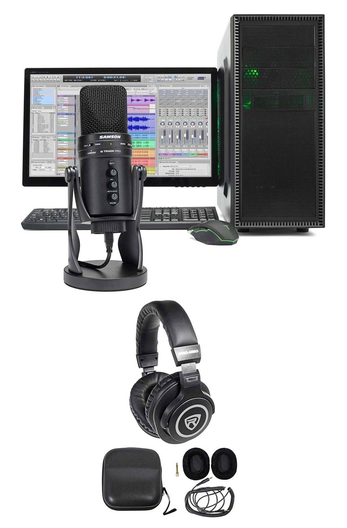 Studio USB Podcast Microphone with Headphones M369