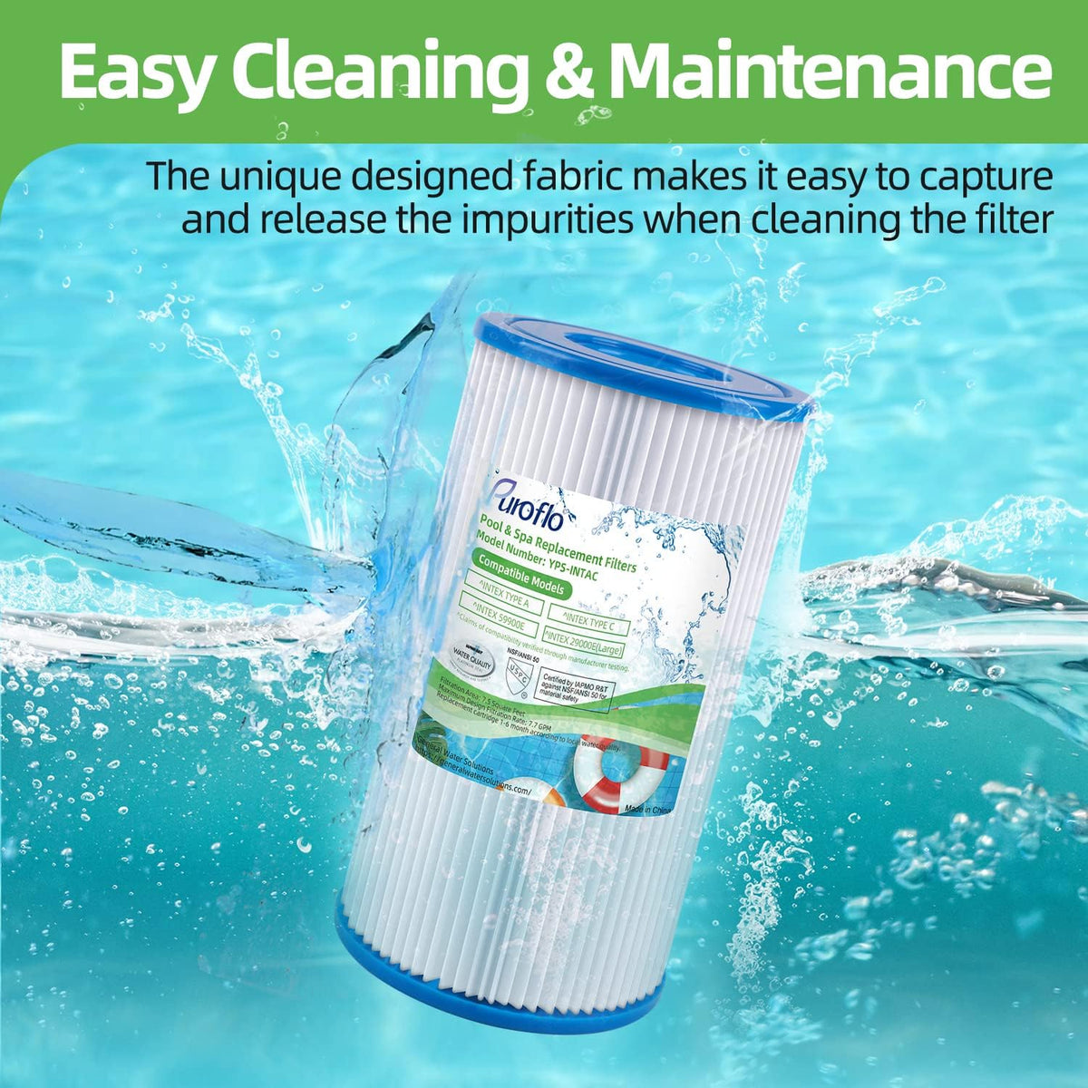 Pool Filter Type A or C 6 Pack U305031