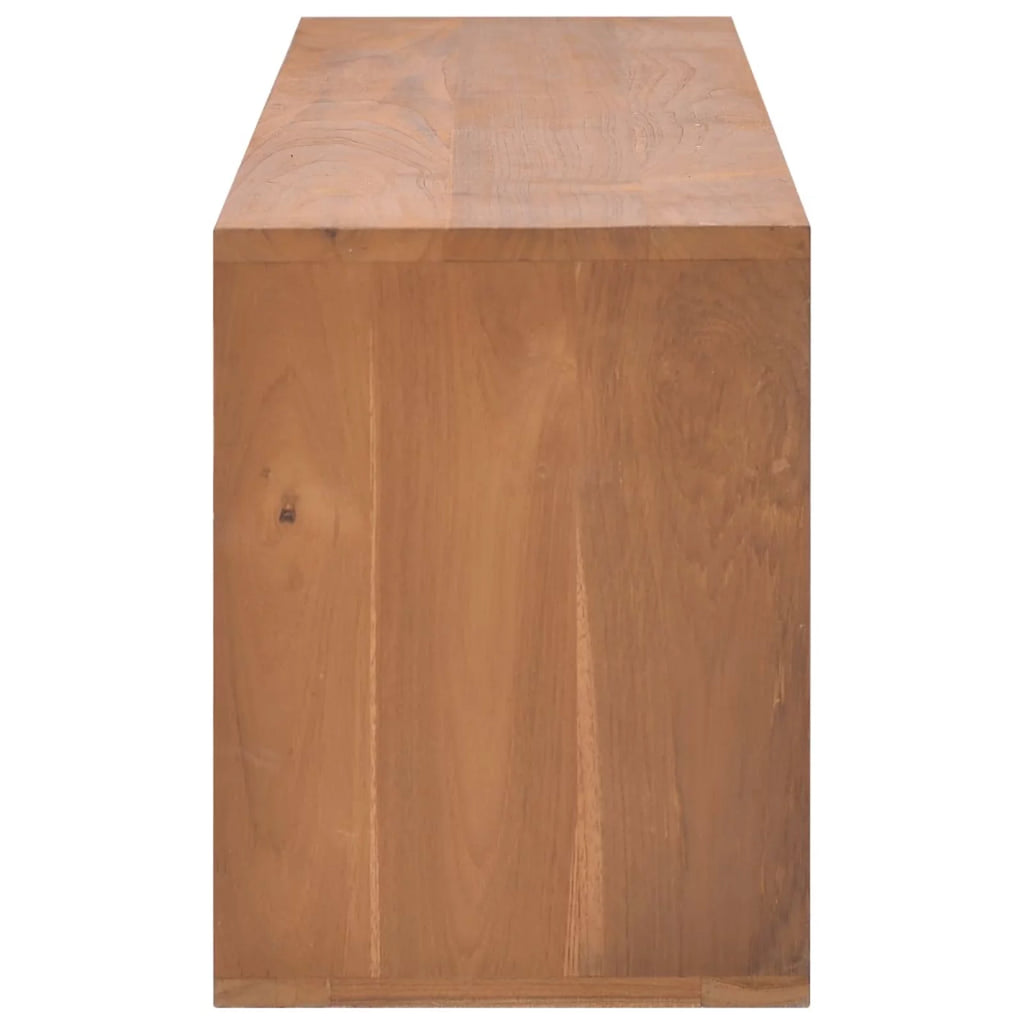Teak Wood TV Cabinet with Storage Drawers and Shelf S866990