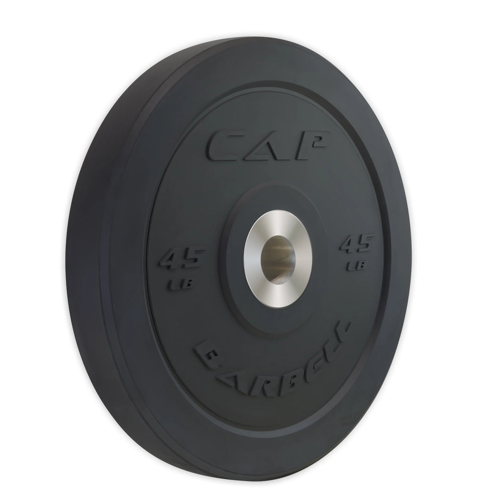 25 lb Black Olympic Bumper Plate Z888