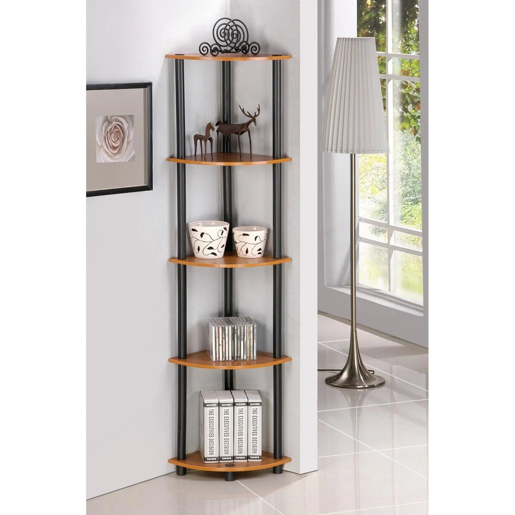 5 Tier Corner Display Rack Shelving Unit X802