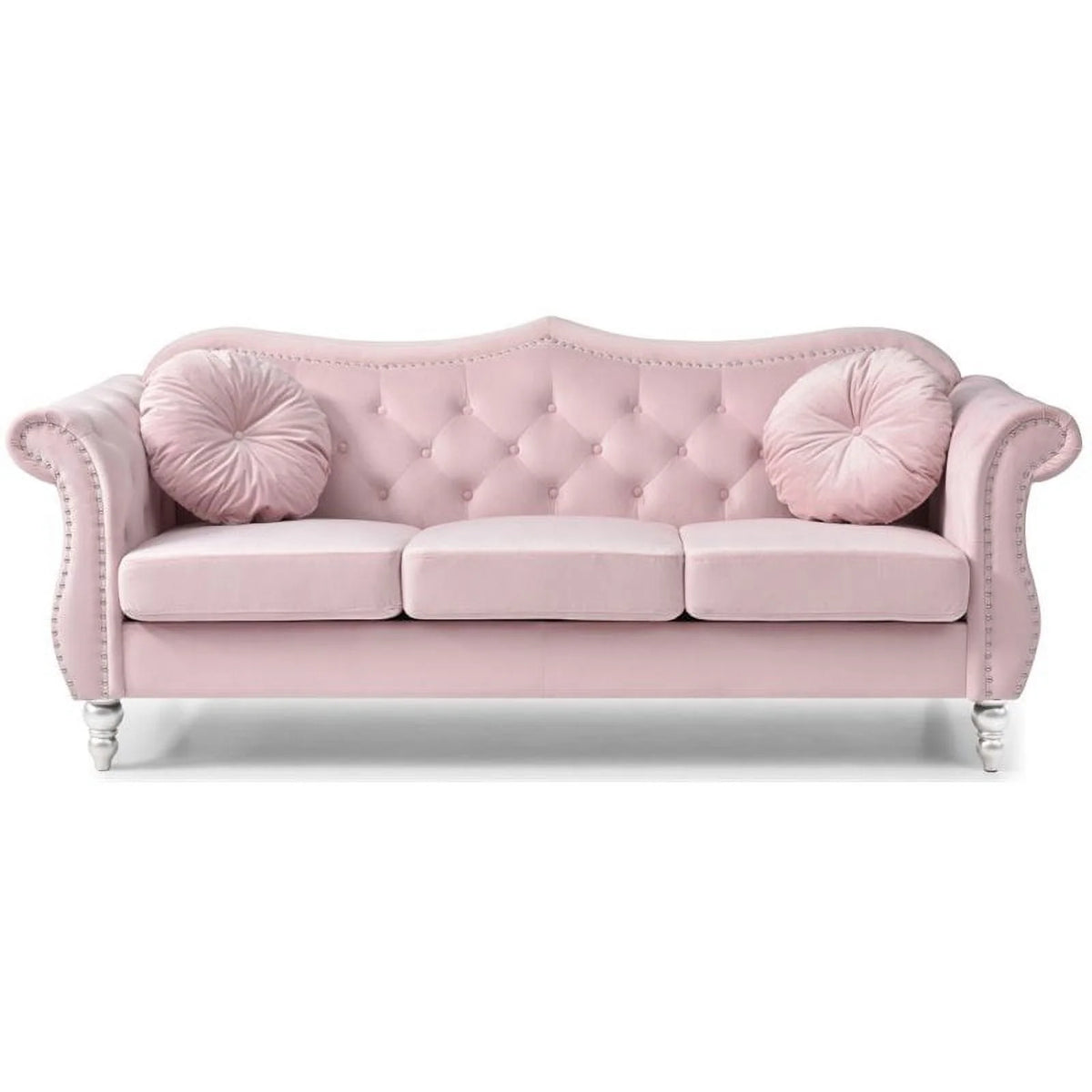 Pink 2-Piece Sofa and Loveseat Furniture Set R356147