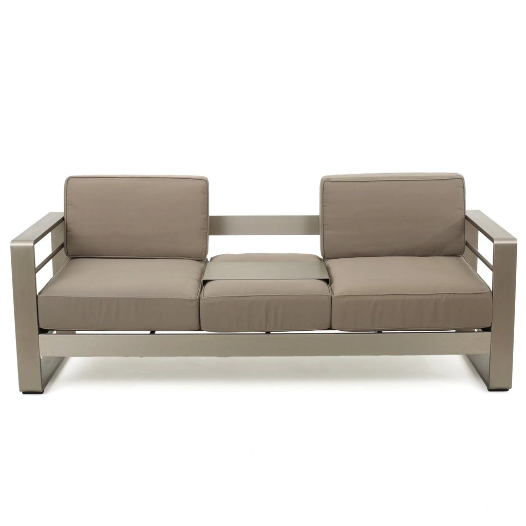 Aluminum Patio Sofa with Cushions U751