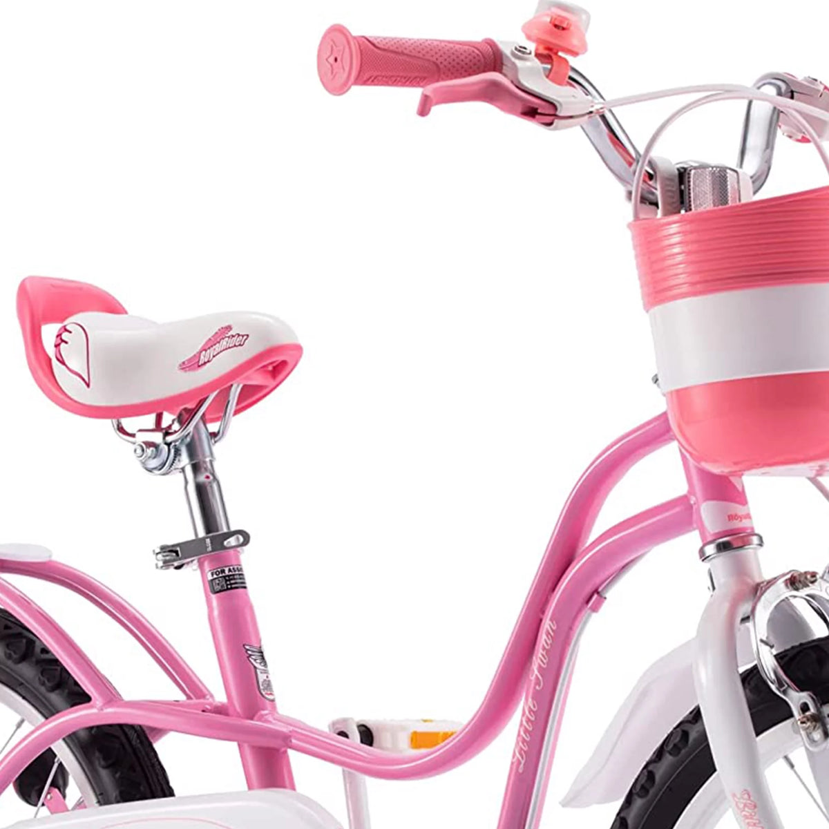 Pink 12 Carbon Steel Kids Bike P3016