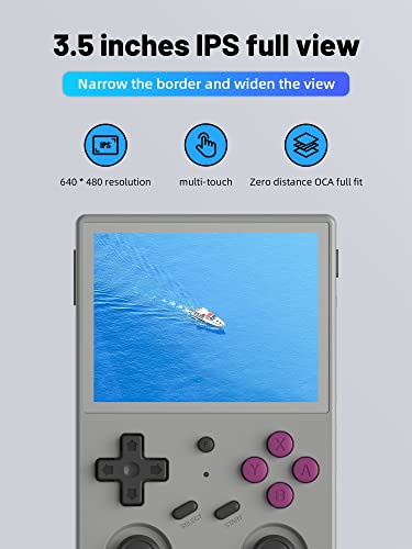 64G TF Card Retro Handheld Game Console with 3.5" IPS Screen D77748
