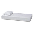 White Finished Wood Twin Size Trundle Q370552