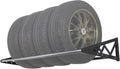 Adjustable Wall Mounted Tire Rack, Heavy Duty Steel, Black X7154