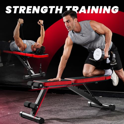 Adjustable Weight Bench with Headrest M8523