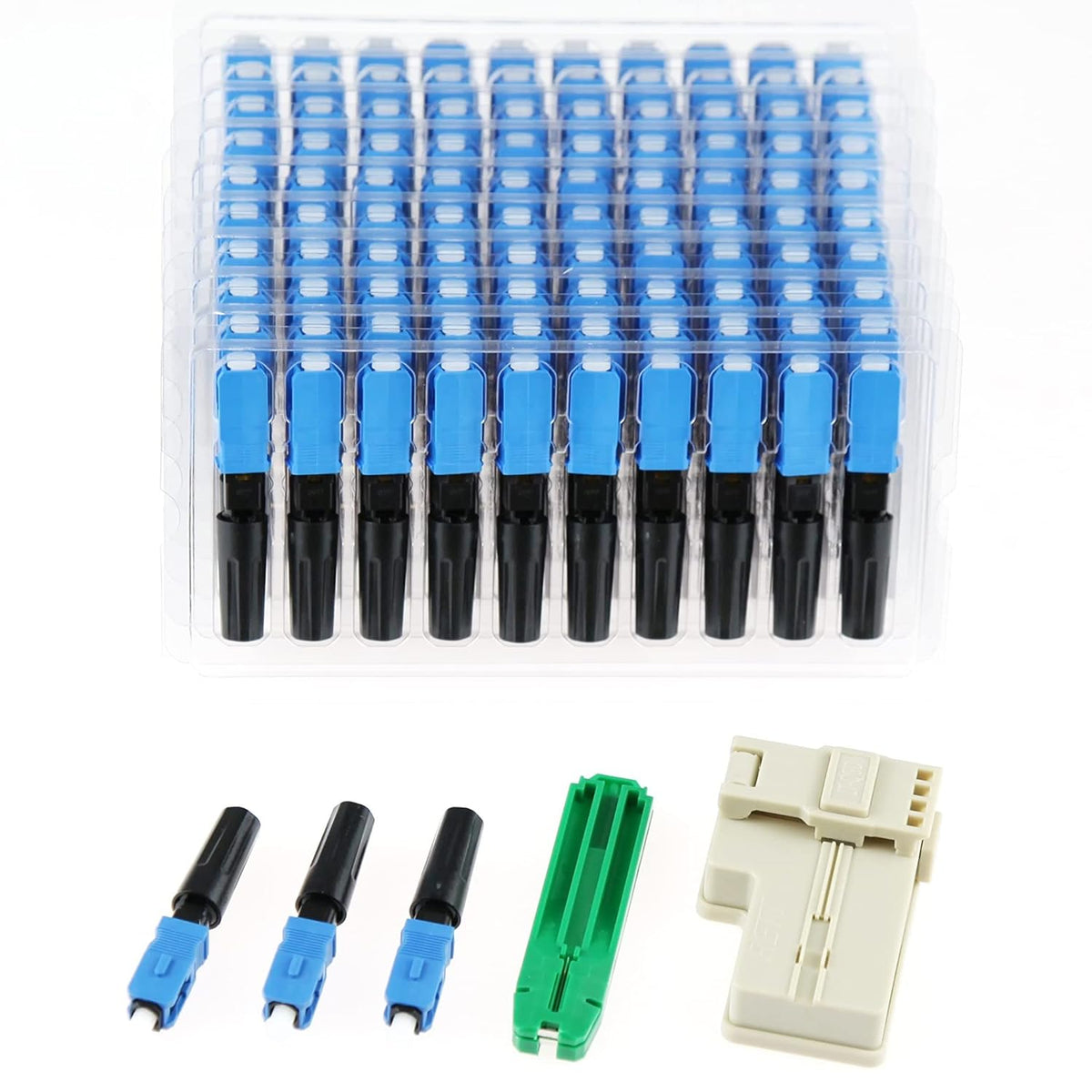 Fiber Optic Quick Connector 100pcs Single Mode W225265