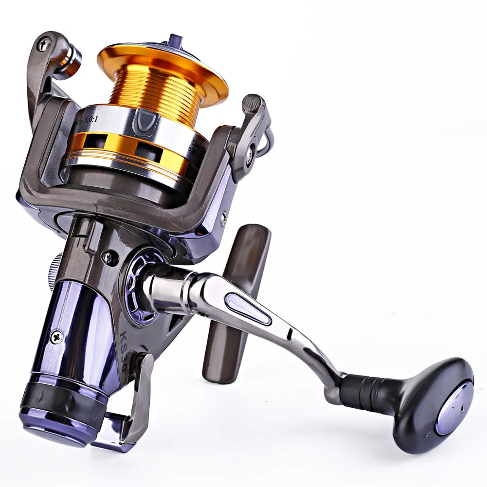 Carp Fishing Reel 9+1 Stainless Steel BB Bait Feeder Spinning Reel N801
