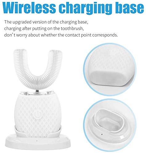 Ultrasonic U-Shaped 360° Electric Toothbrush (White) P419673