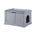 Grey Cat Washroom Bench E553