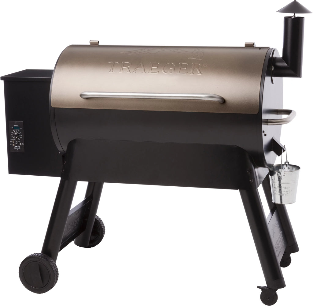 Bronze Wood Pellet Grill and Smoker G877