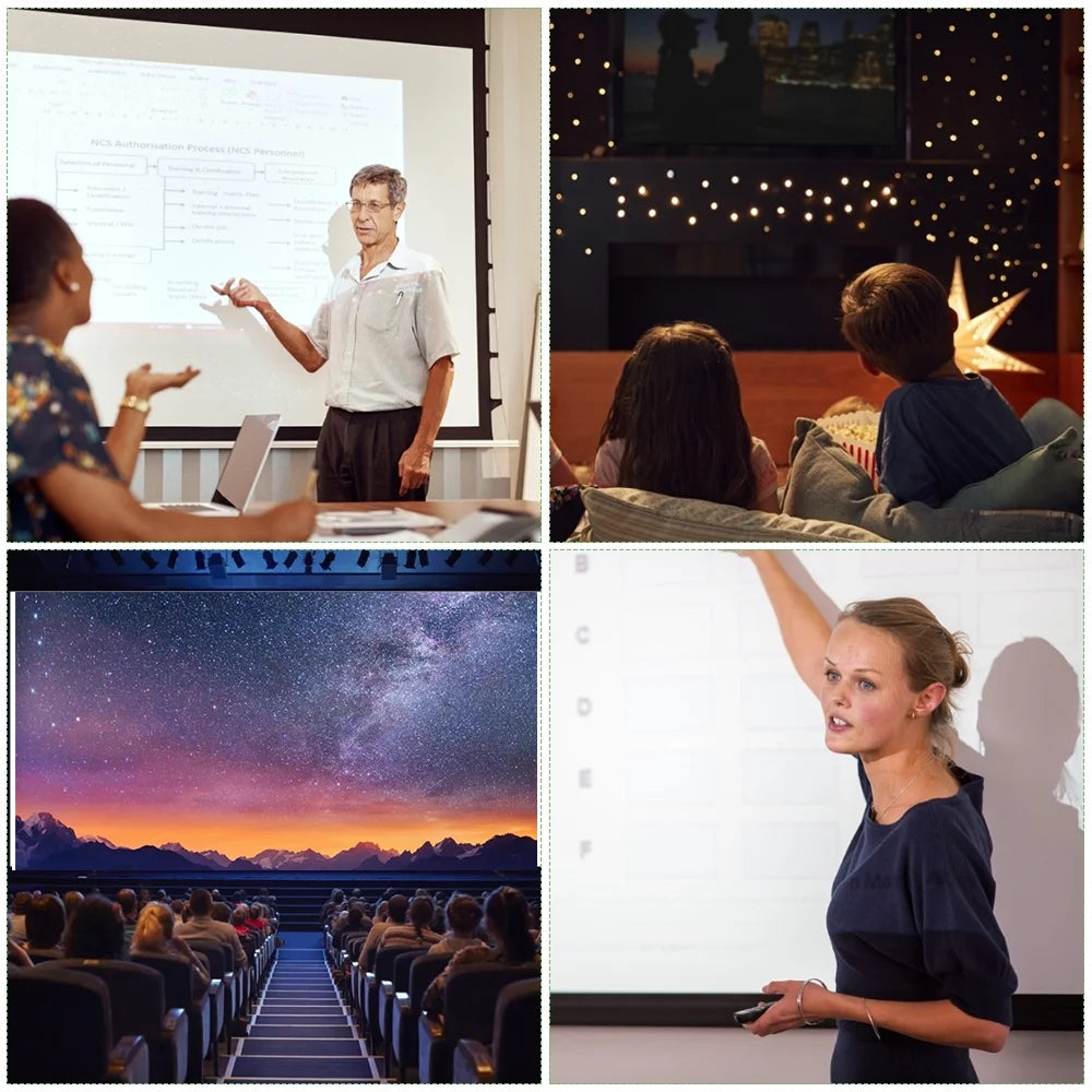 Projection Screen Movie Screen 16 9 3d 4k 1080p Indoor Theater P984924
