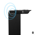 36 Island Mount Range Hood Black Stainless Steel with Built-in Speakers V806