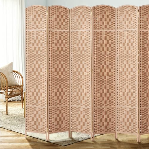 Dark Coffee 4 Panel Room Divider O797
