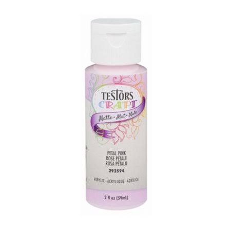Acrylic Craft Paint Matte Petal Pink 2 Ounce Case of 6 I21620