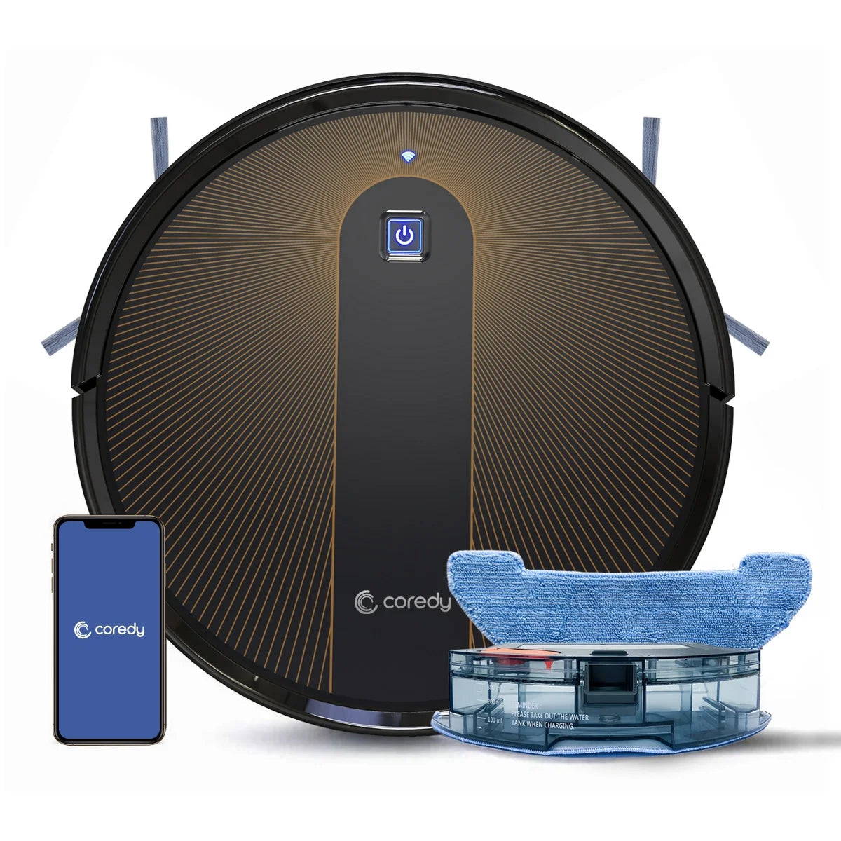 Robot Vacuum Cleaner and Mop, 2200Pa Suction N8484