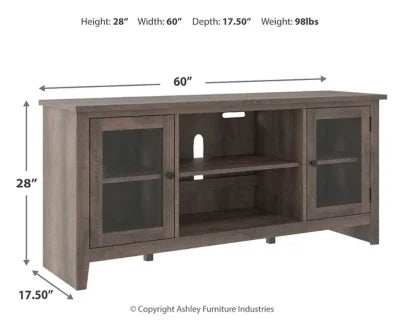 60" Gray TV Stand O342043
