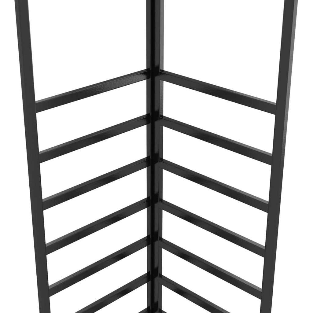 White Powder-Coated Steel Garden Gazebo W390