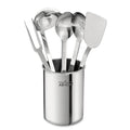 6-Piece Stainless Steel Kitchen Tool Set with Caddy W928