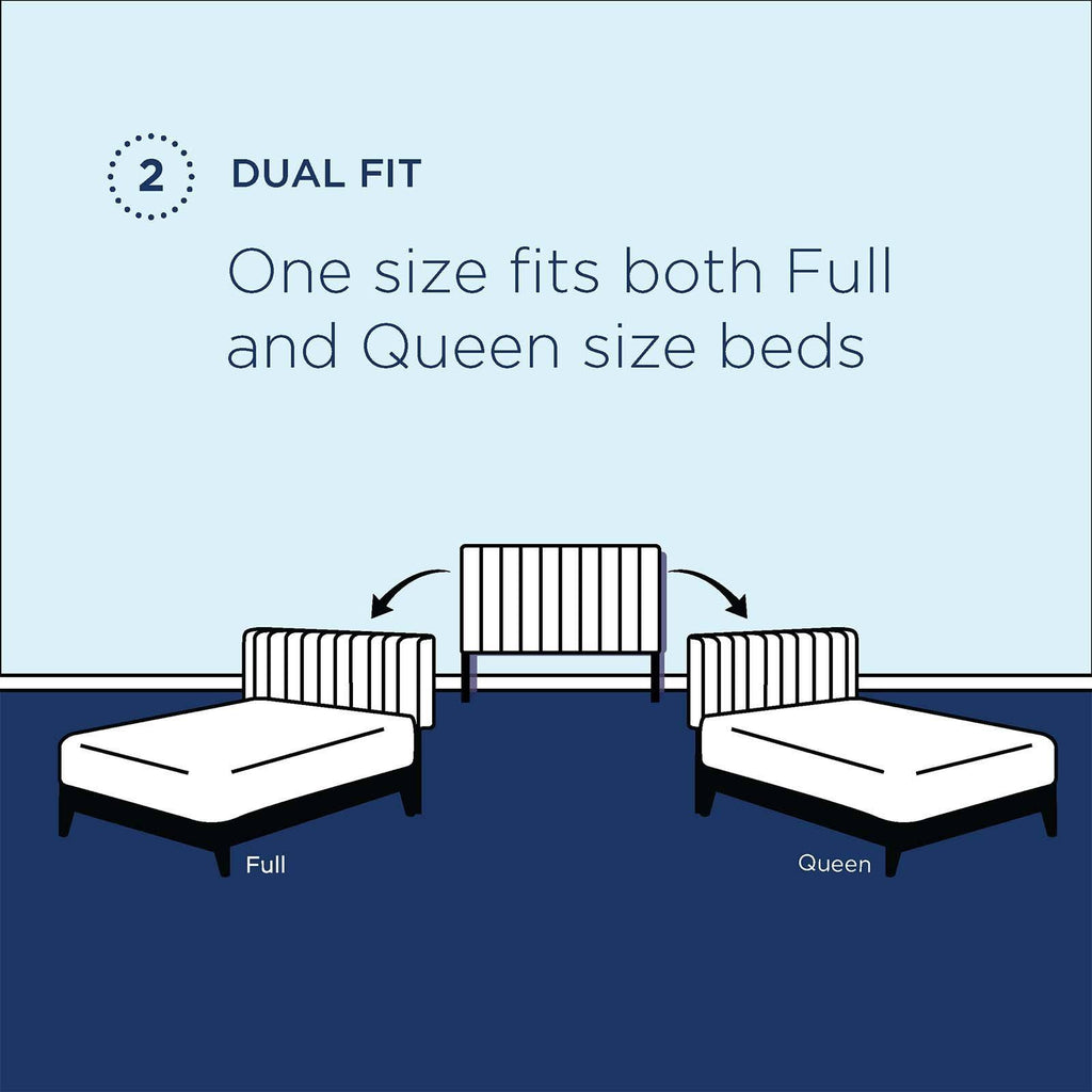 Navy Performance Velvet Full/Queen Headboard F825