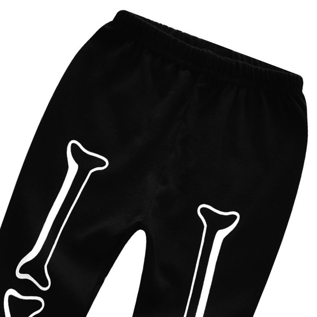 Halloween Glowing Skeleton Boys Pajamas Set 10T N32944