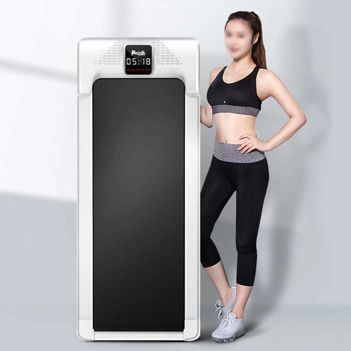Electric Treadmill Portable Under-Desk Walking Pad 1-6KM/H A133856