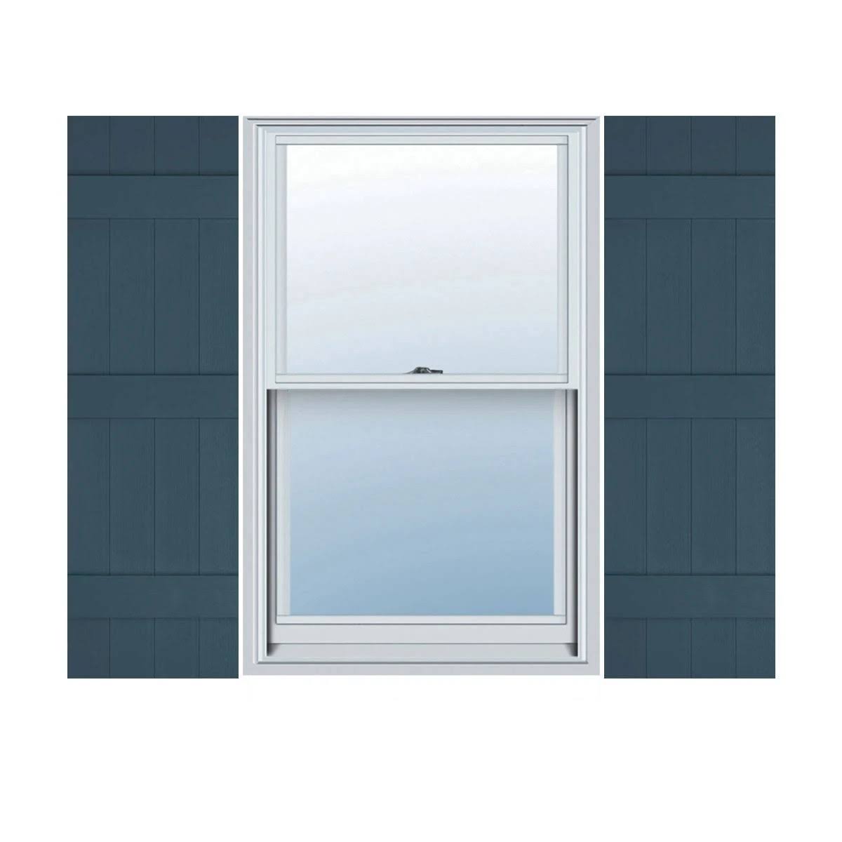Lifetime Vinyl Board-n-Batten Shutters per Pair, 14 x I57278