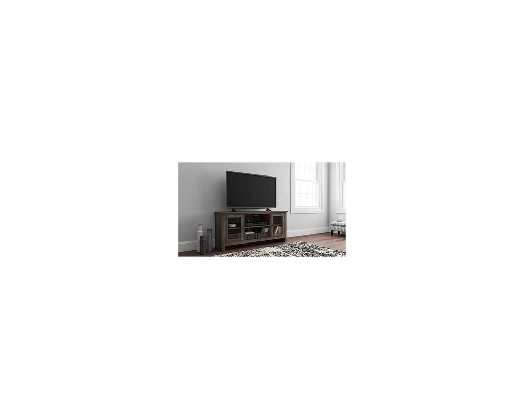 60" Gray TV Stand O342043