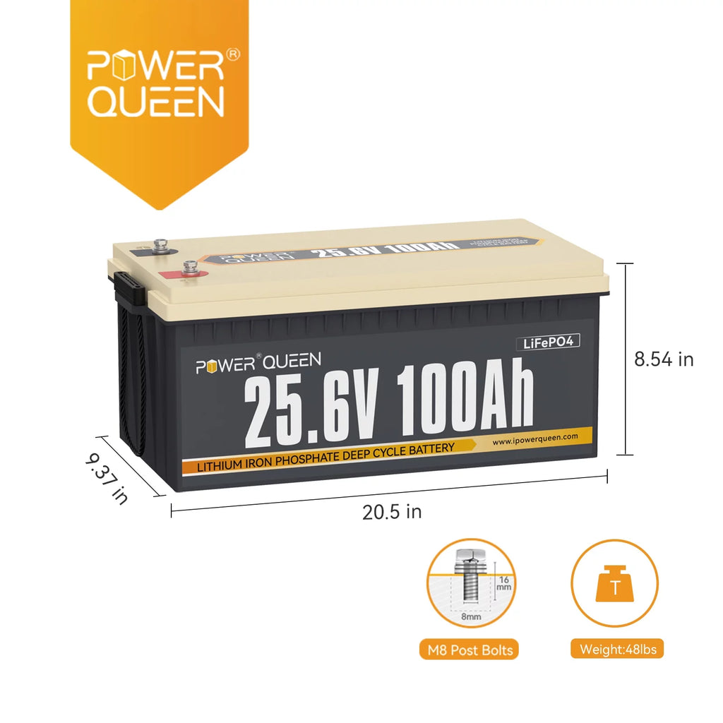 24V 100Ah LiFePO4 Lithium Battery Y63197