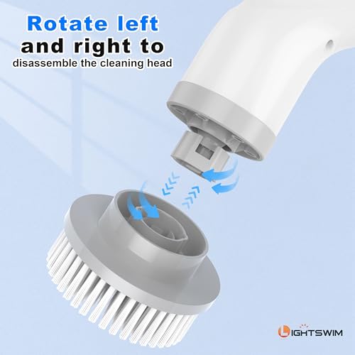 Electric Spin Scrubber 7 in 1 Dual Speed with Extension Arm B291