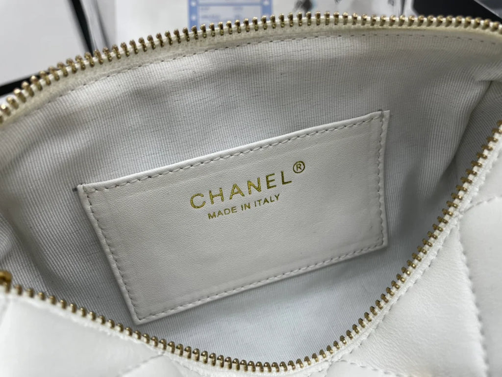 White Mini Bowling Bag T5816