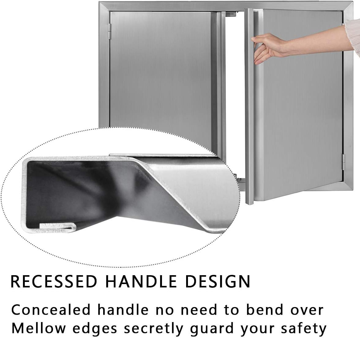 304 Brushed Stainless Steel BBQ Access Doors M65983