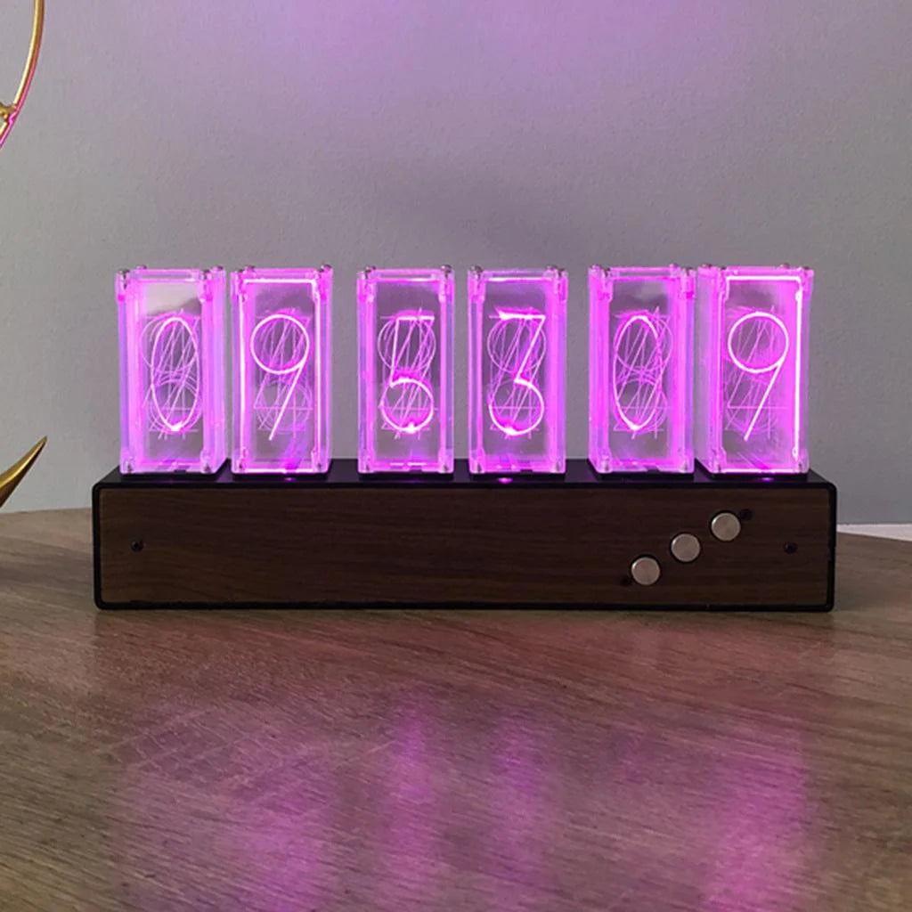 LED Nixie Clock Digital Tube Clock P516
