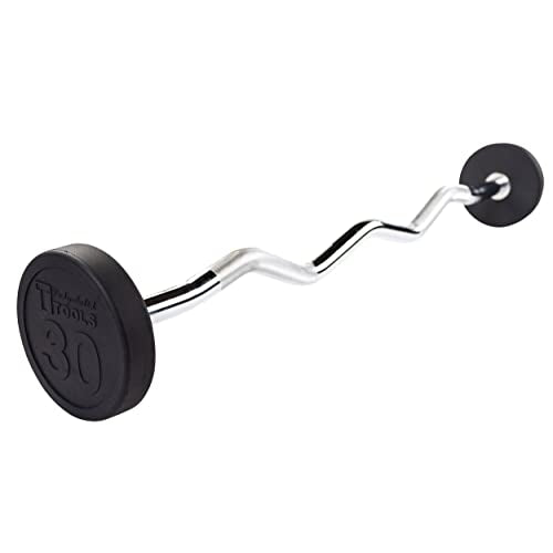 Rubber Coated Fixed Weight Straight Barbell V248527