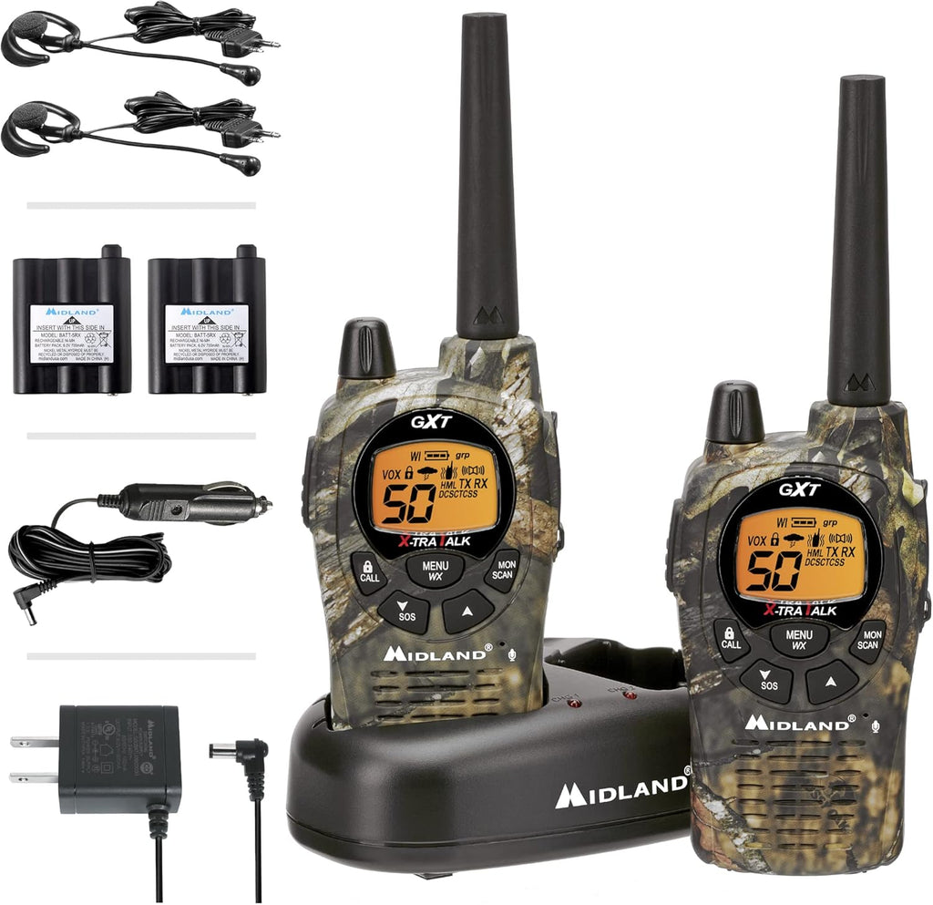 50 Channel Waterproof GMRS Two-Way Radio, Pair Pack Y76237