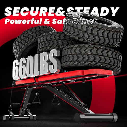 Adjustable Weight Bench with Headrest M8523