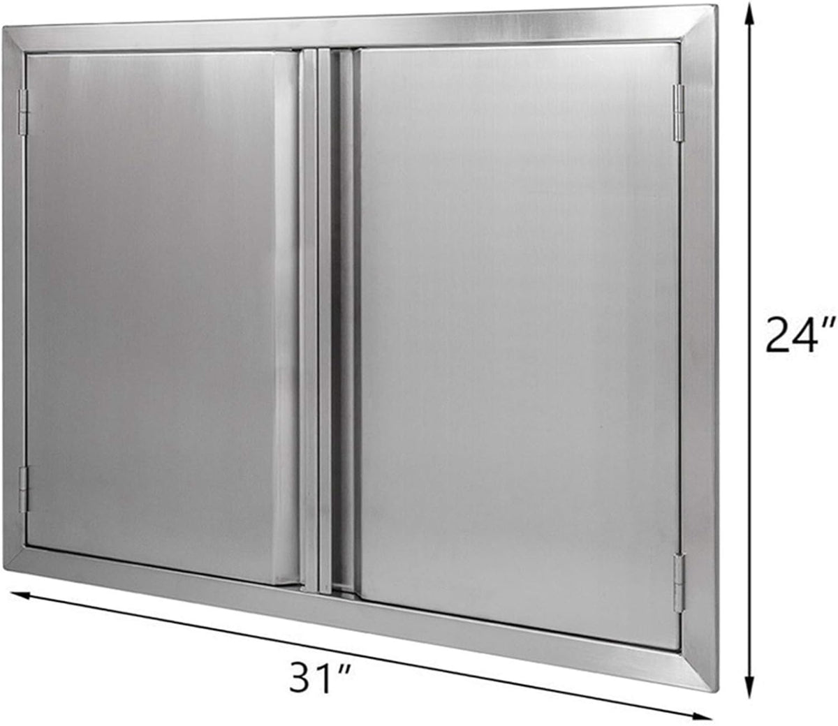 304 Brushed Stainless Steel BBQ Access Doors M65983