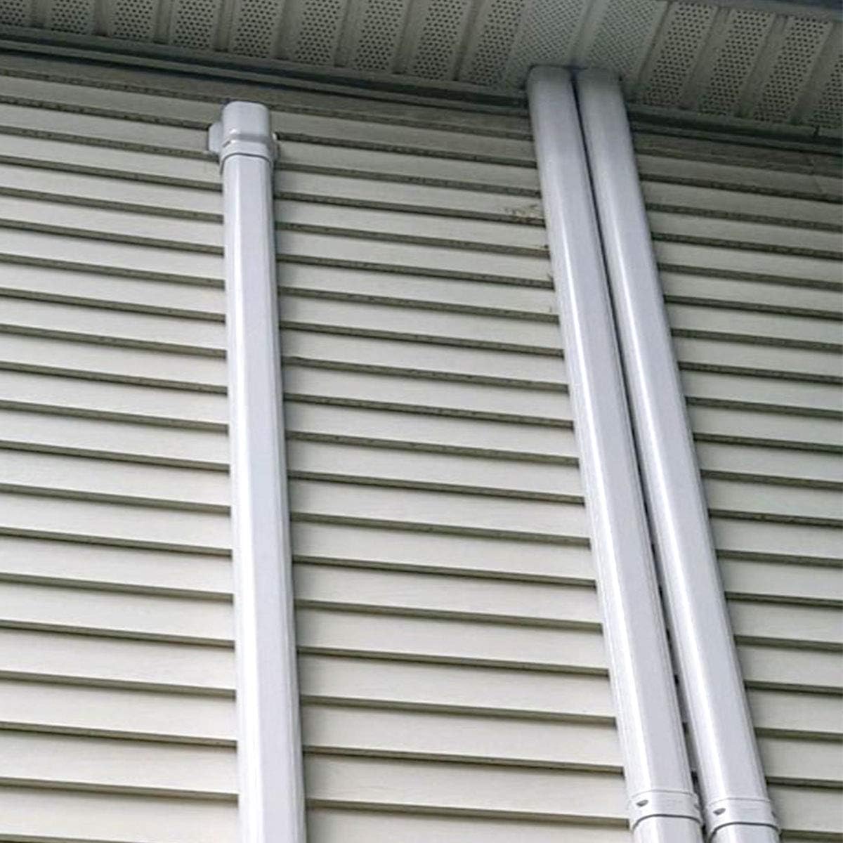 4" 7.5 Ft AC Decorative PVC Line Set Cover Kit, Pack of 2 F6719