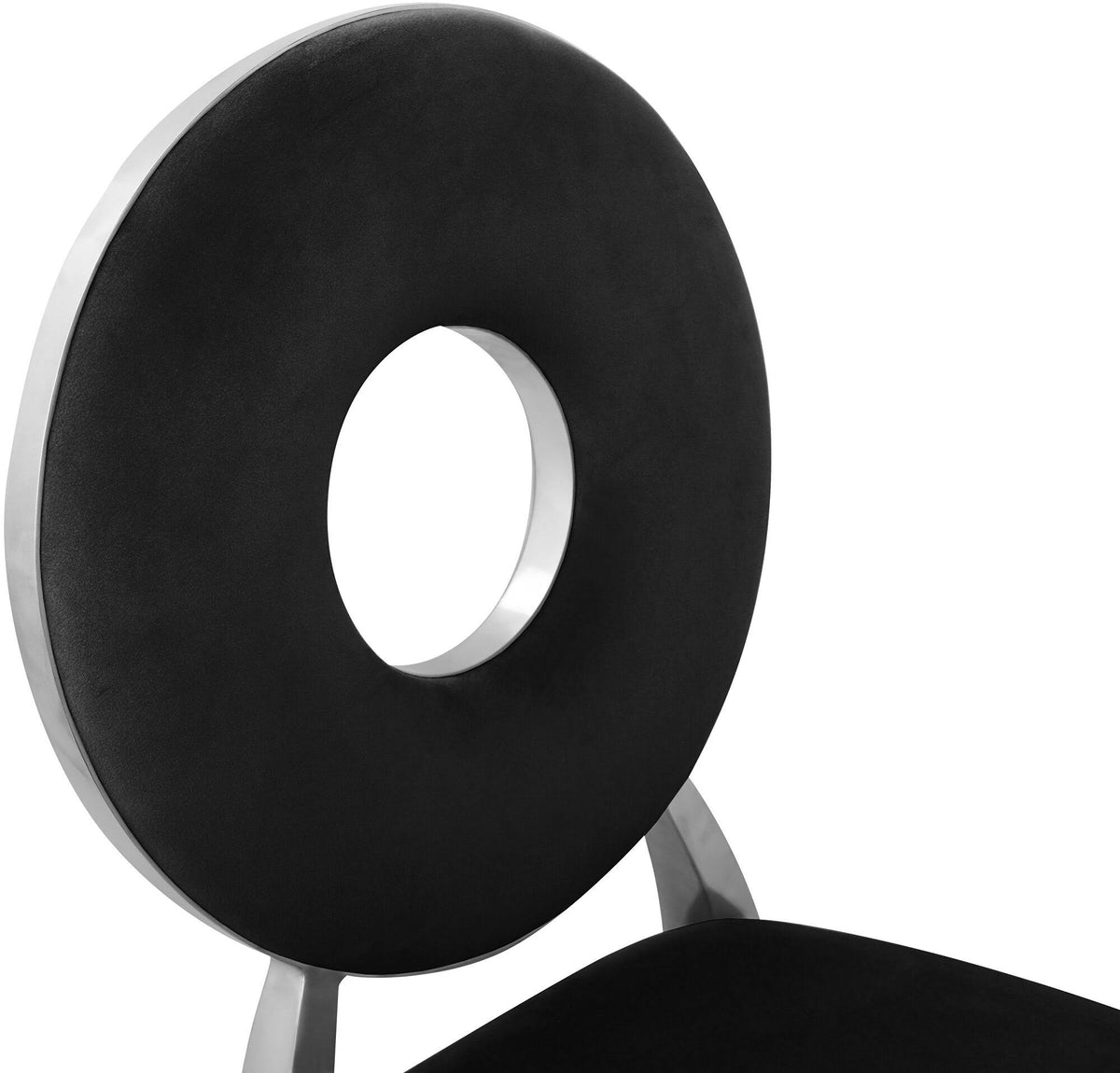 Black Velvet Dining Chair (Set of 2) E181