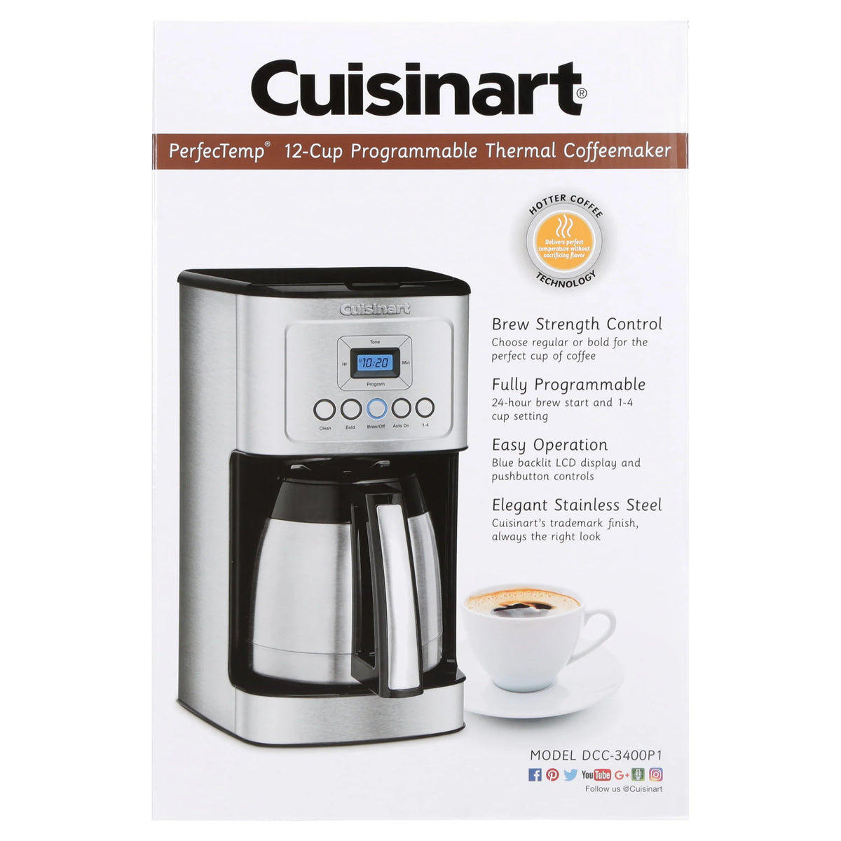 12 Cup Programmable Thermal Coffeemaker S846247